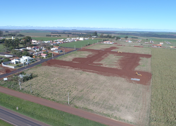 Loteamento em execução