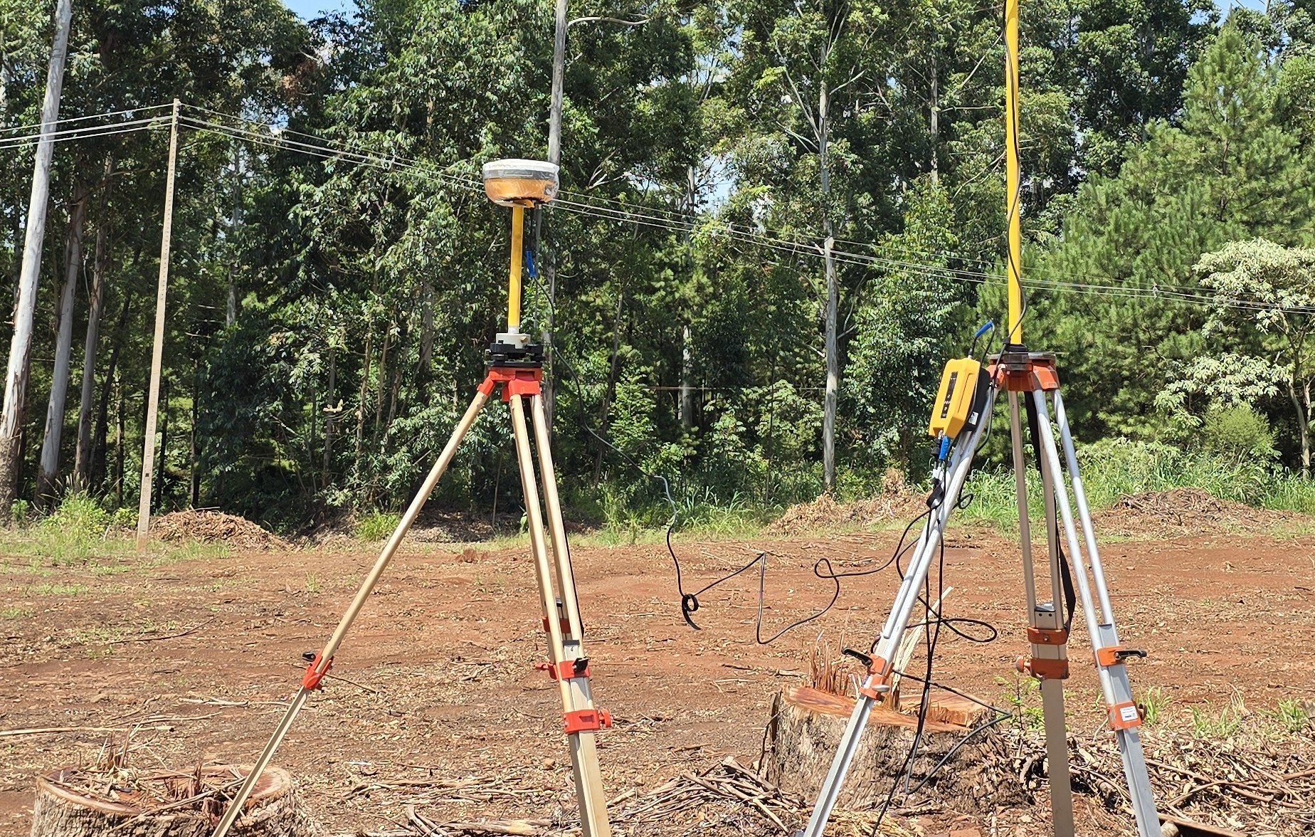 Mapa técnico, planejamento e dados de terreno